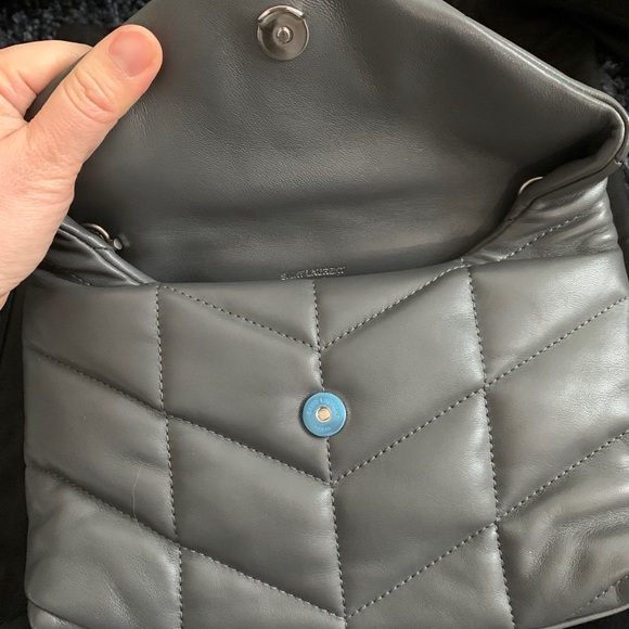 Saint Laurent monogram mini LouLou puffer shoulder crossbody bag - Picture 7 of 9